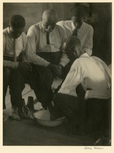 Mytí nohou, Jižní Karolína, kolem roku 1929